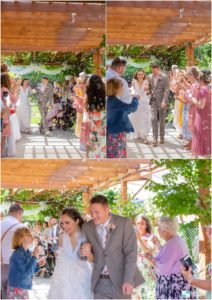 Los Alamos Wedding Exit Erica Mendenhall Photography